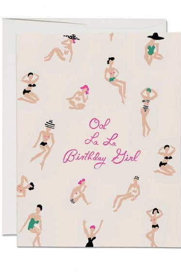 Red Cap Cards - Ooh La La Card