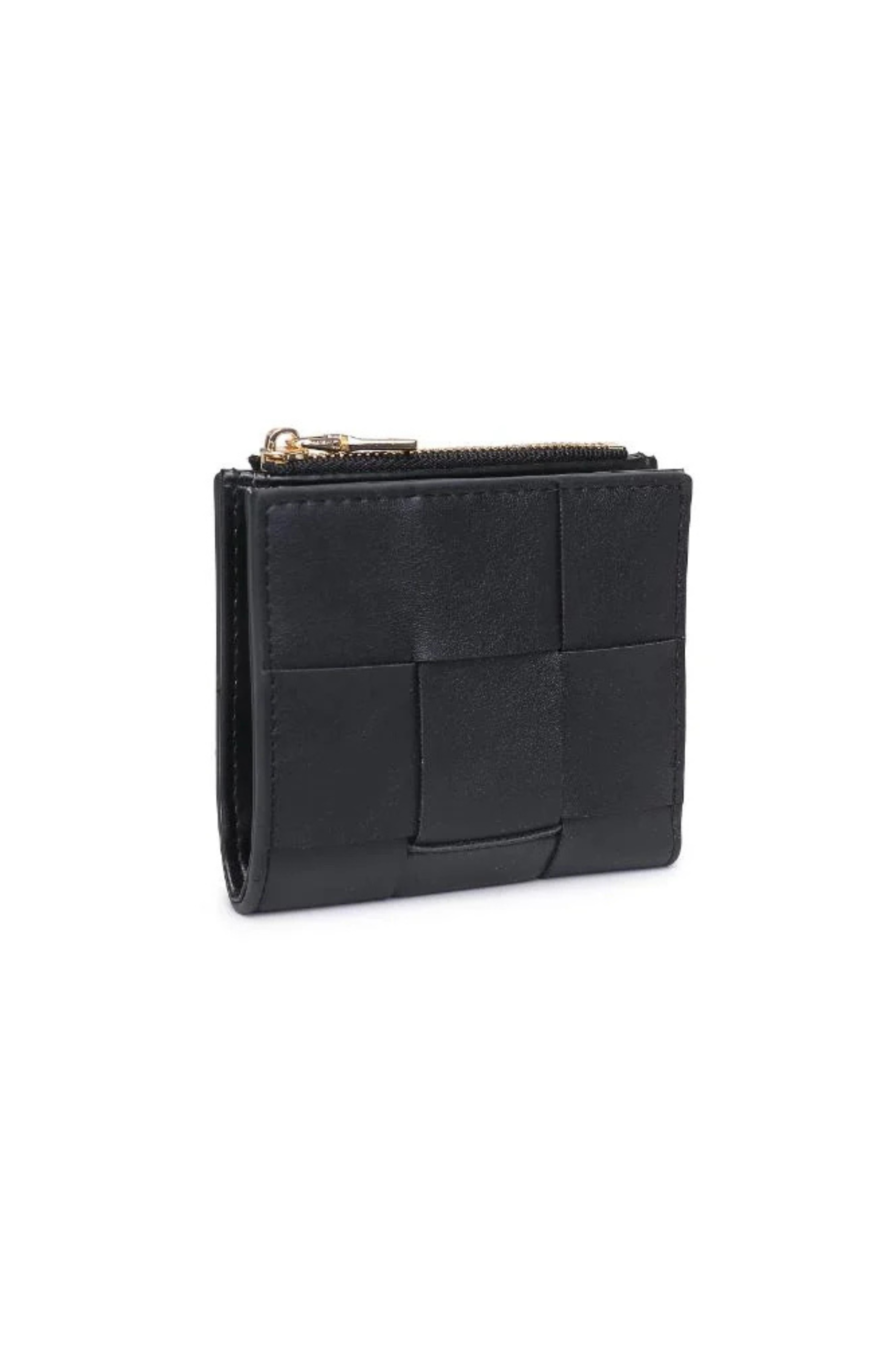 Amelie Woven Card Holder - Black