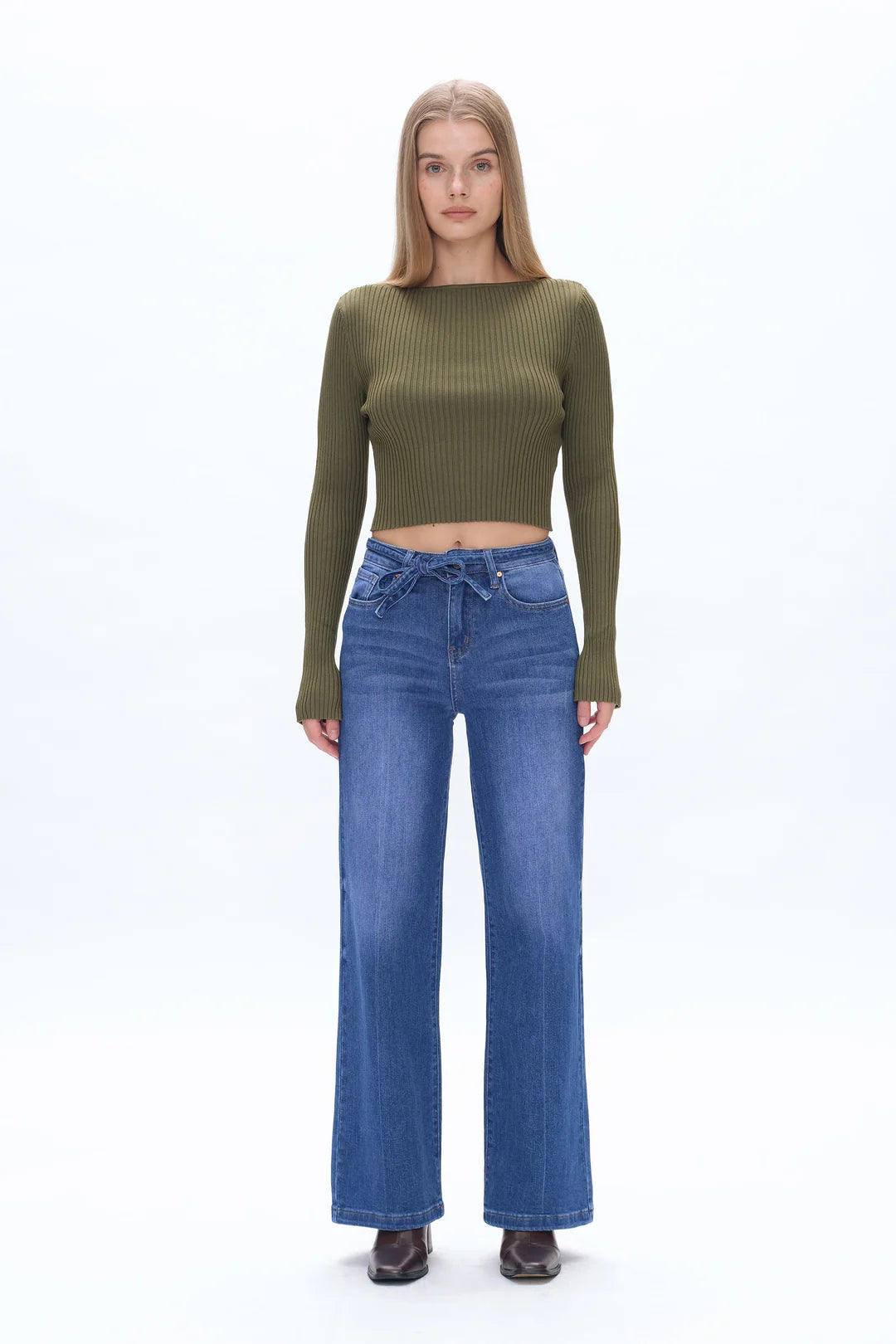 Cloe High Rise Wide Leg Jeans