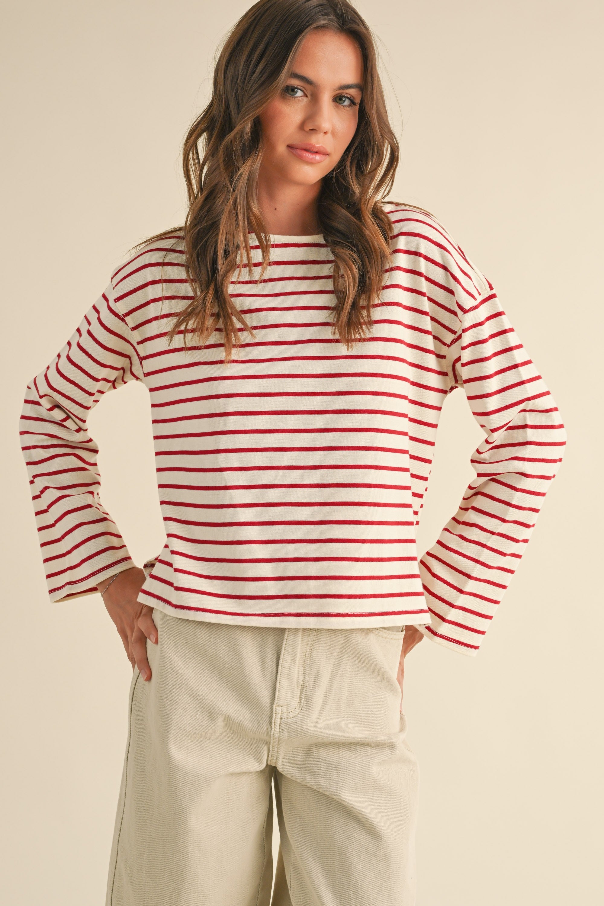 Striped Basic Top