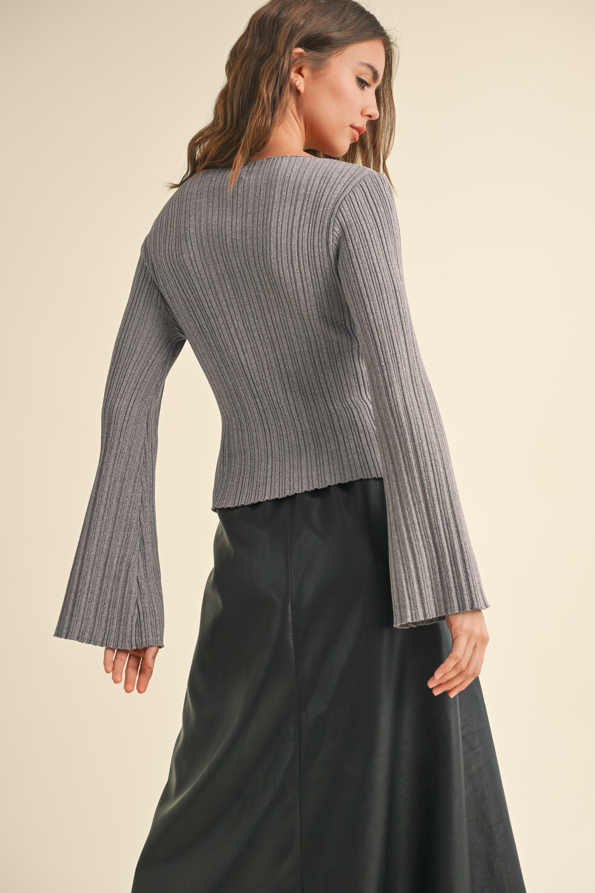 Ribbed Knitted Top