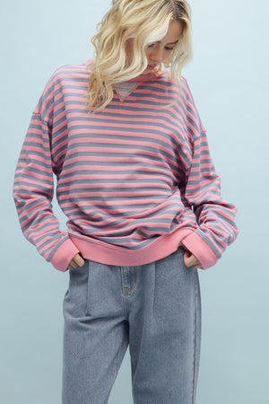 Ivy Striped Crewneck