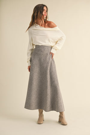 A Line Maxi Skirt