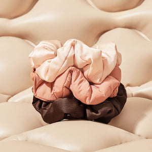 KITSCH Cloud Scrunchies 3 pc - Rosewood