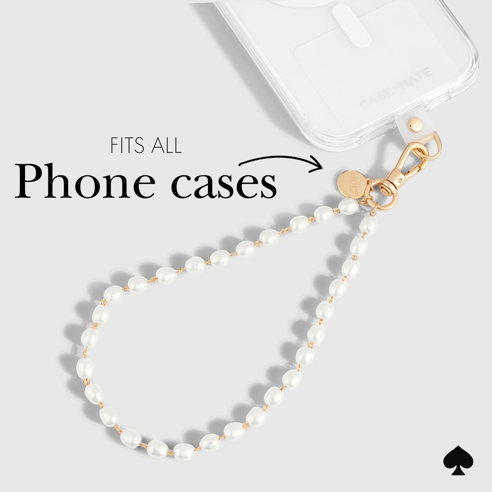 Kate Spade New York Sea Pearl Phone Charm