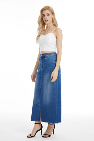 Denim Midi Skirt