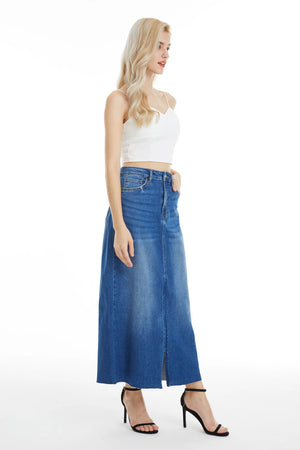 Denim Midi Skirt