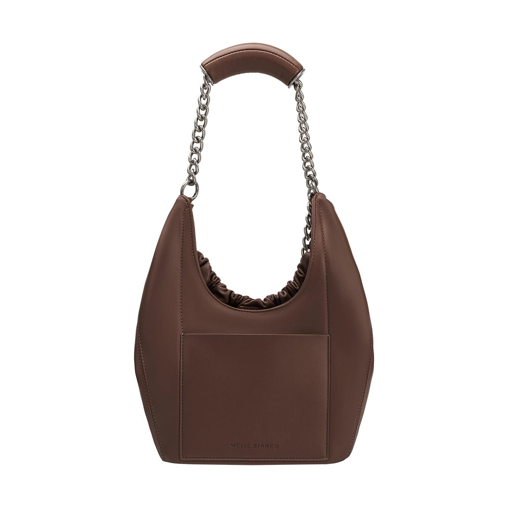 Melie Bianco - Kinsley Shoulder Bag - Chocolate