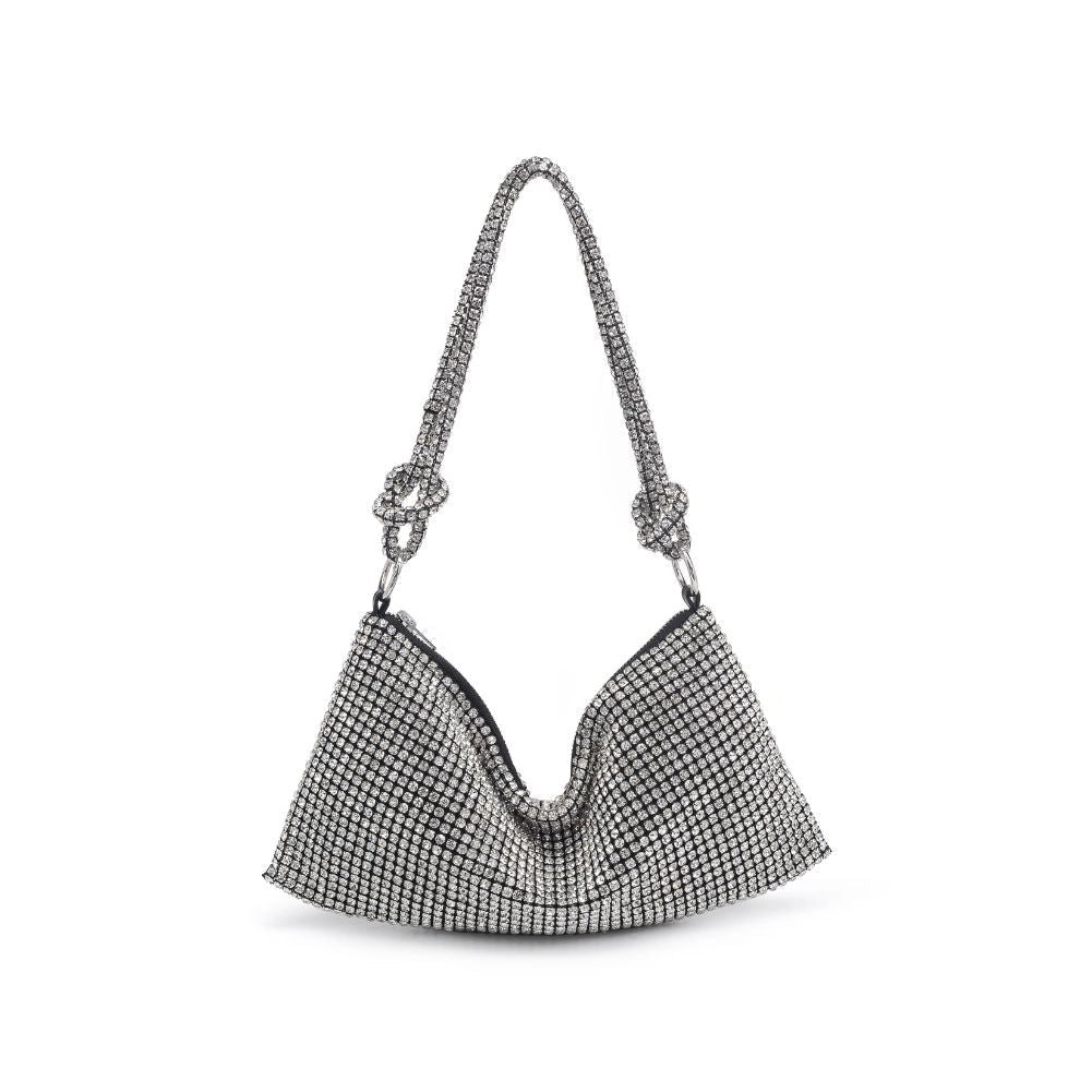 Sienna Evening Bag - Silver