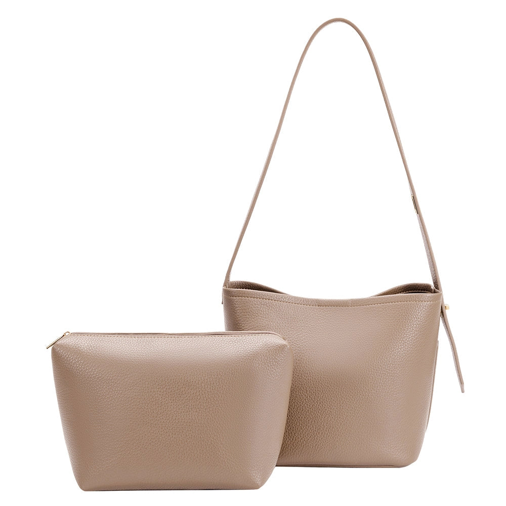 Melie Bianco - Irina Shoulder Bag - Taupe