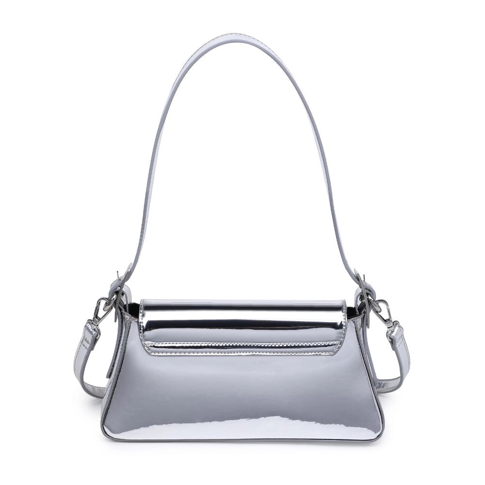 Donna Metallic Crossbody - Silver