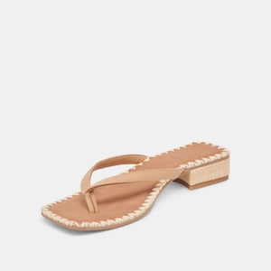 Dolce Vita Barty Sandals - Light Tan Leather