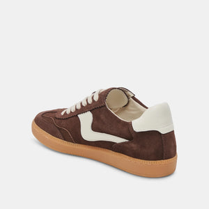 Dolce Vita Notice Sneaker - Dark Brown Suede