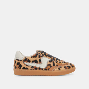 Dolce Vita Notice Stitch Sneaker - Dark Leopard Calf Hair