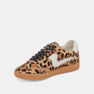 Dolce Vita Notice Stitch Sneaker - Dark Leopard Calf Hair