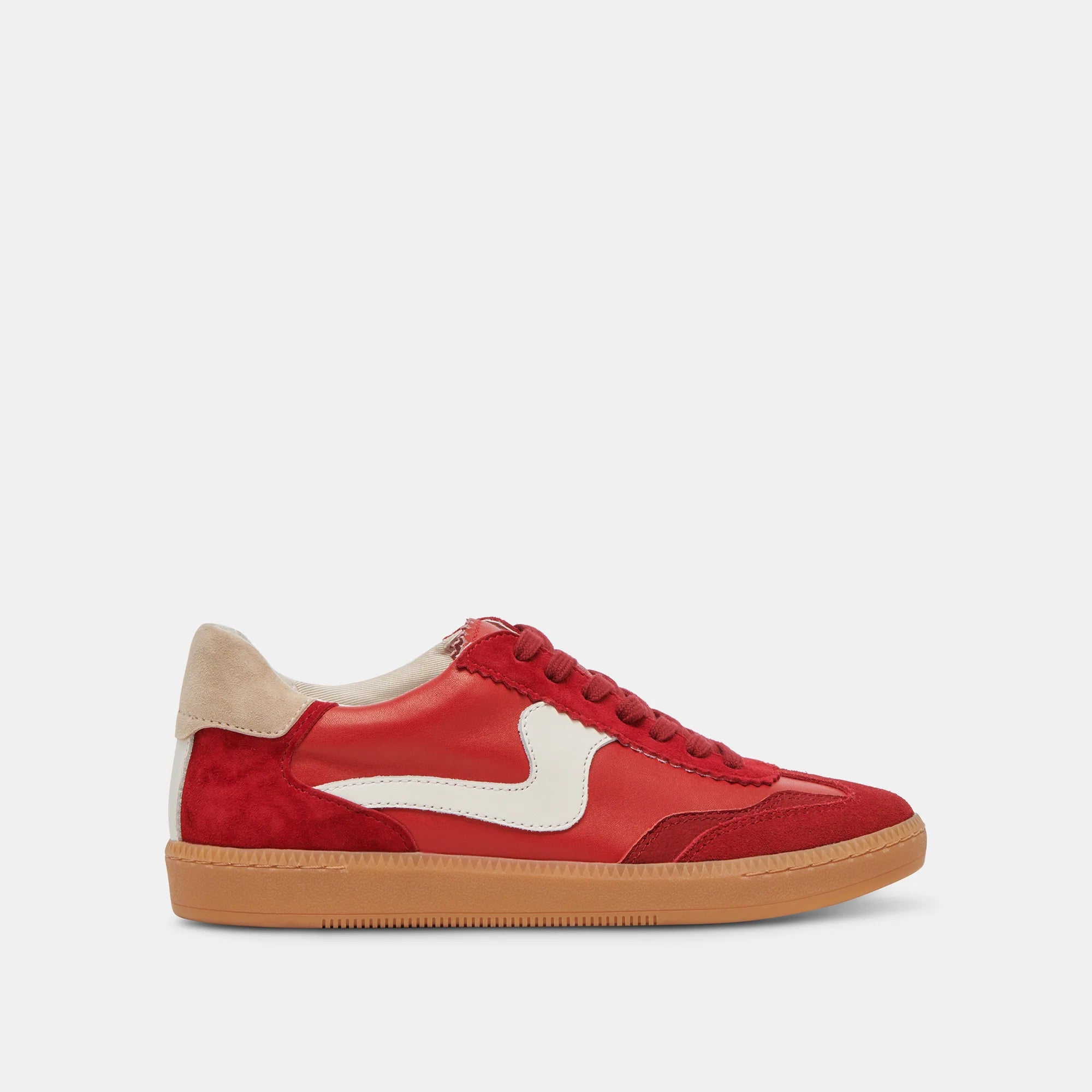 Dolce Vita Notice Sneaker - Crimson Suede