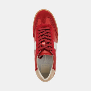 Dolce Vita Notice Sneaker - Crimson Suede