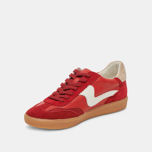 Dolce Vita Notice Sneaker - Crimson Suede