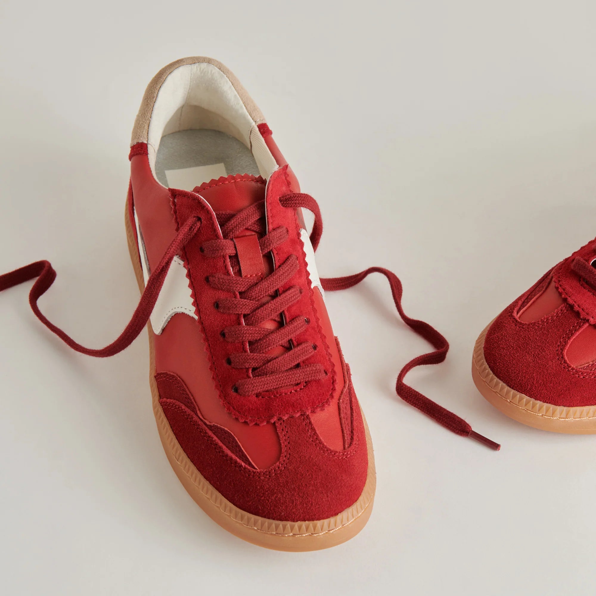 Dolce Vita Notice Sneaker - Crimson Suede