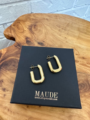 18K Shelby Hoop Earrings