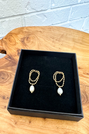 18K Lisa Pearl Earrings