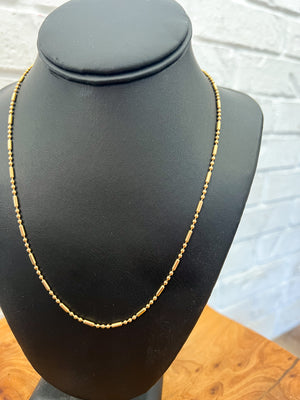 18K Lila Pill Chain Necklace