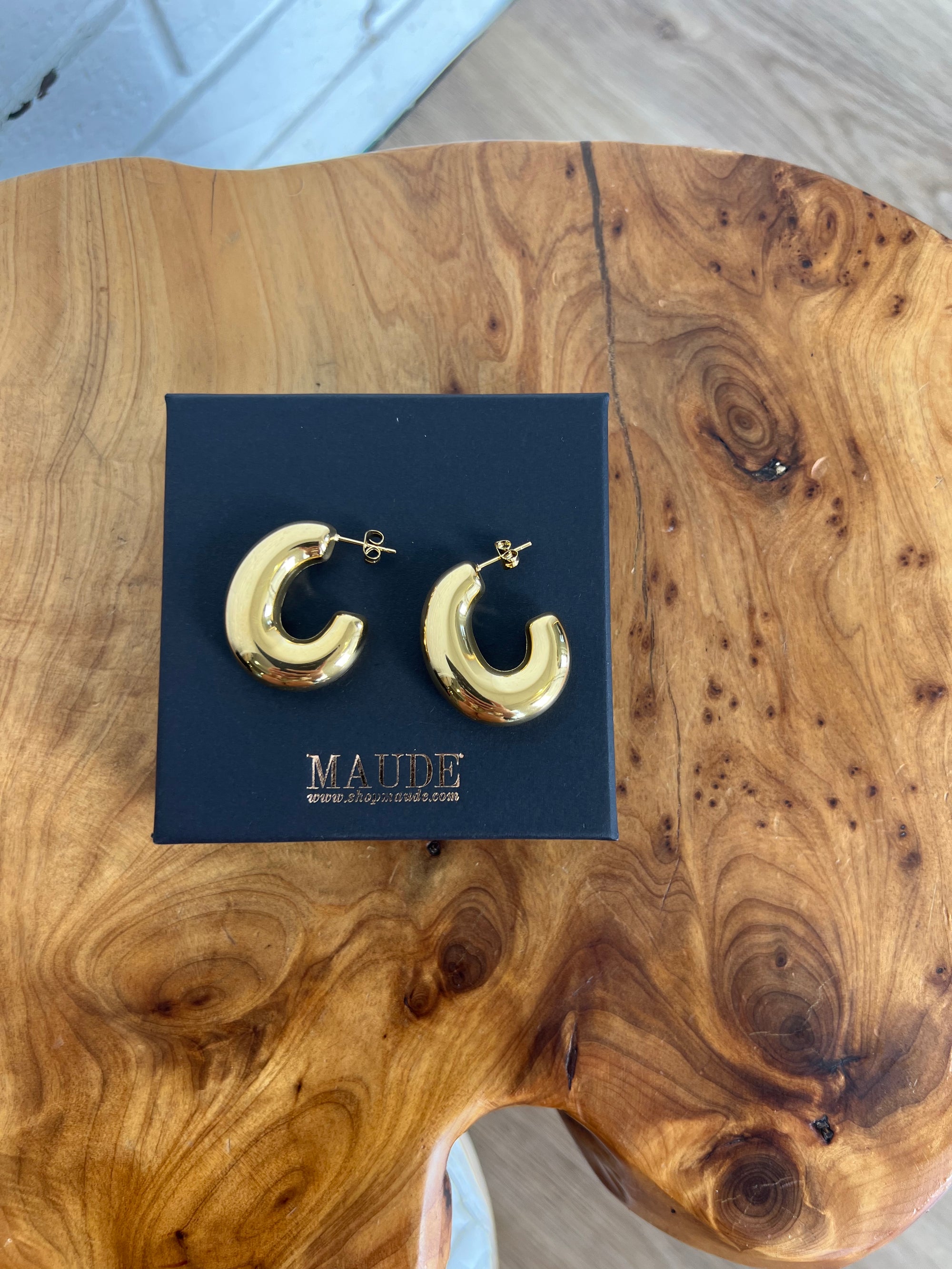 18K Lucia Hoop Earrings