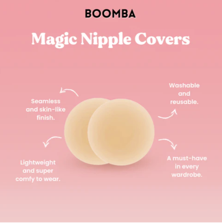 BOOMBA Magic Nipple Covers (4 INCHES)