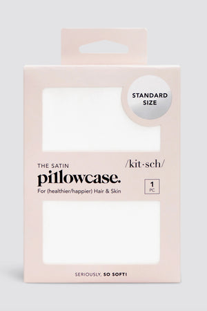 KITSCH - Satin Pillowcase - Ivory