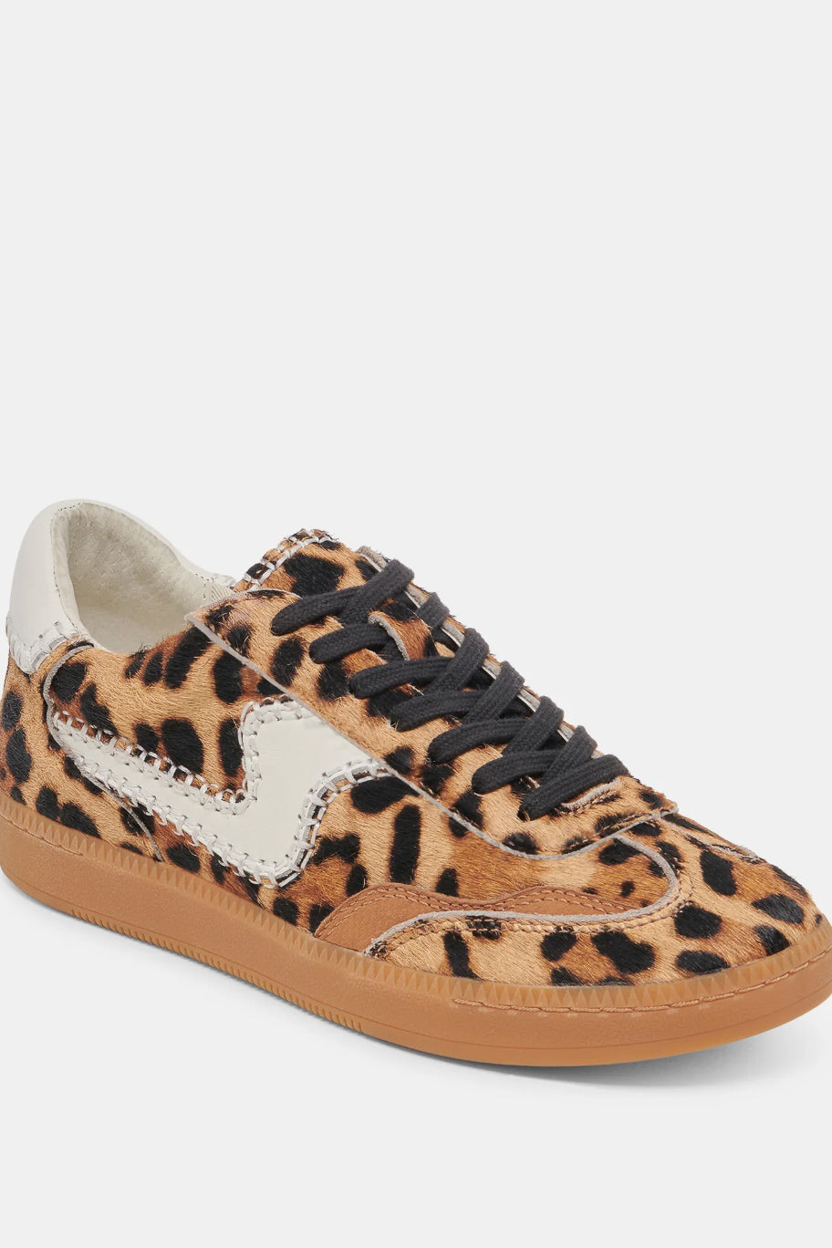 Dolce Vita Notice Stitch Sneaker - Dark Leopard Calf Hair