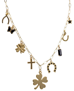 Farrah B Lucky Curio Charm Necklace