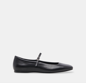 Dolce Vita Reyes Ballet Flats - Black Leather