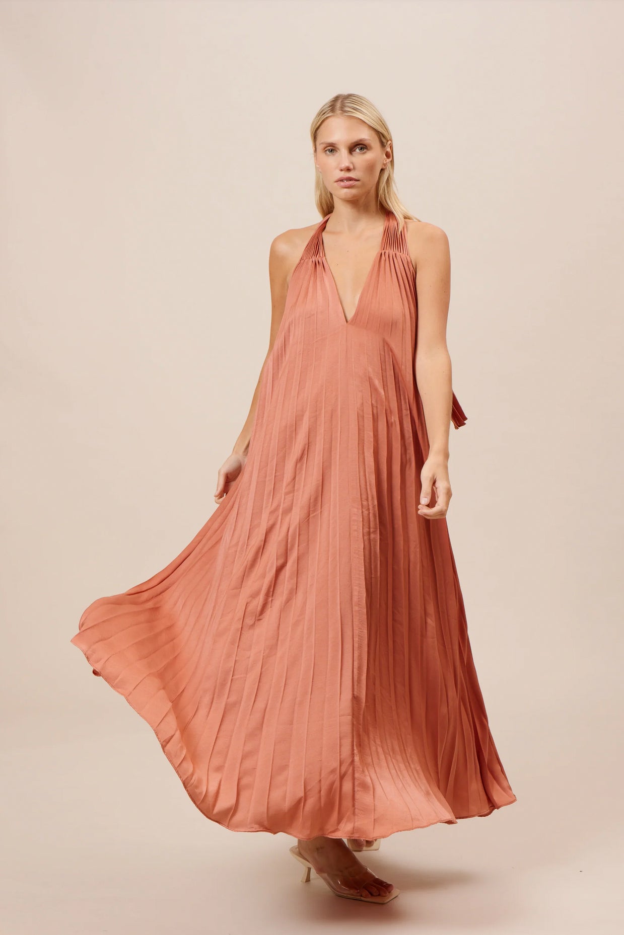 Blyth Pleated Dress