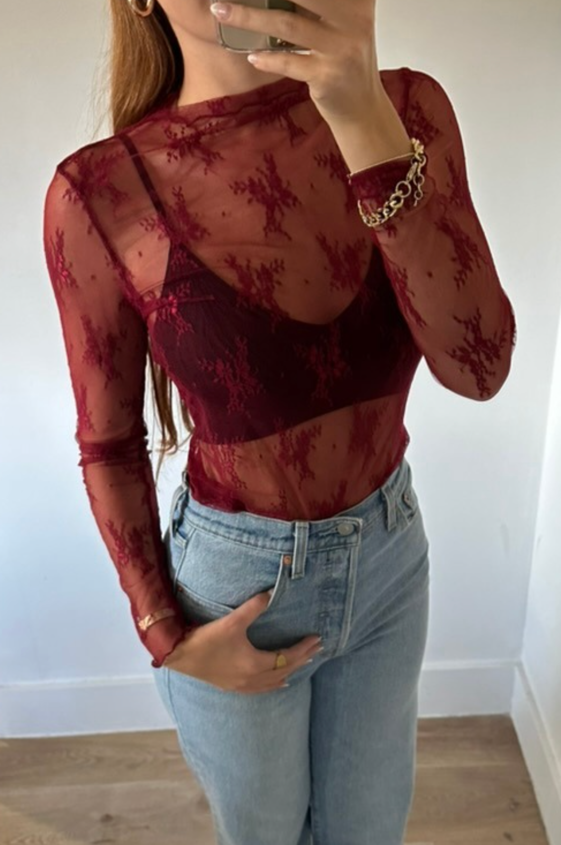 Floral Lace Top