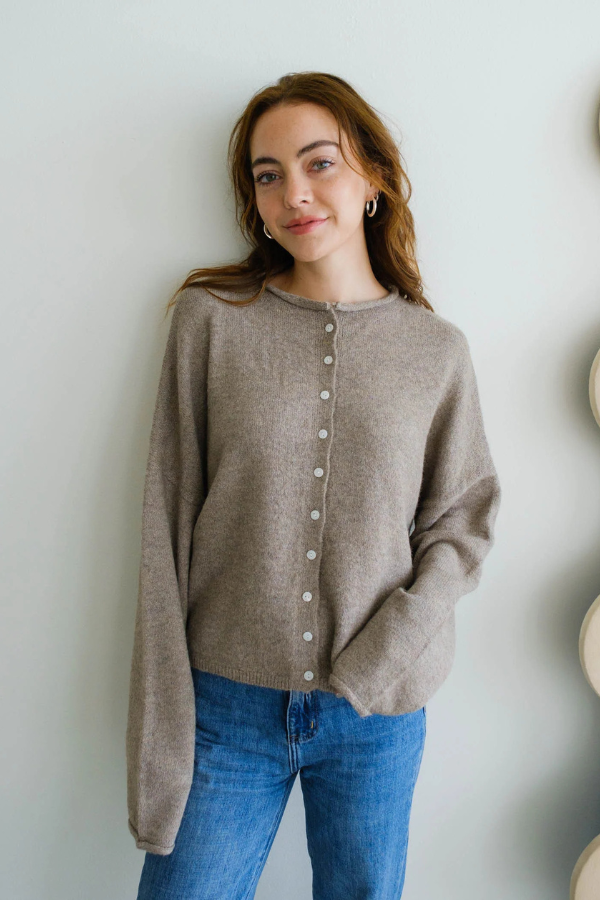 Piper Cardigan - Mocha