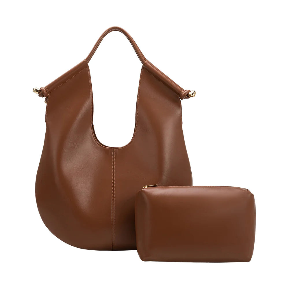 Melie Bianco - Tracy Shoulder Bag - Saddle