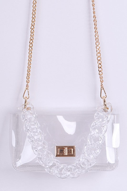 Clear Chain Transparent Purse