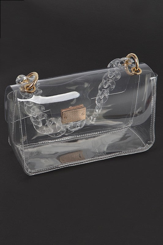 Clear Chain Transparent Purse