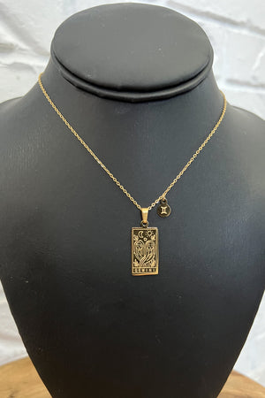 18K Gemini Necklace