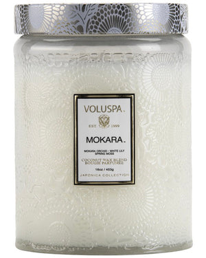 Voluspa Large Glass Jar Candle 18 oz (STORE PICK UP ONLY)