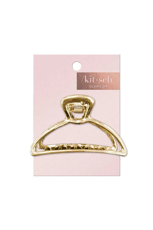 Open Shape Claw Clip - Gold