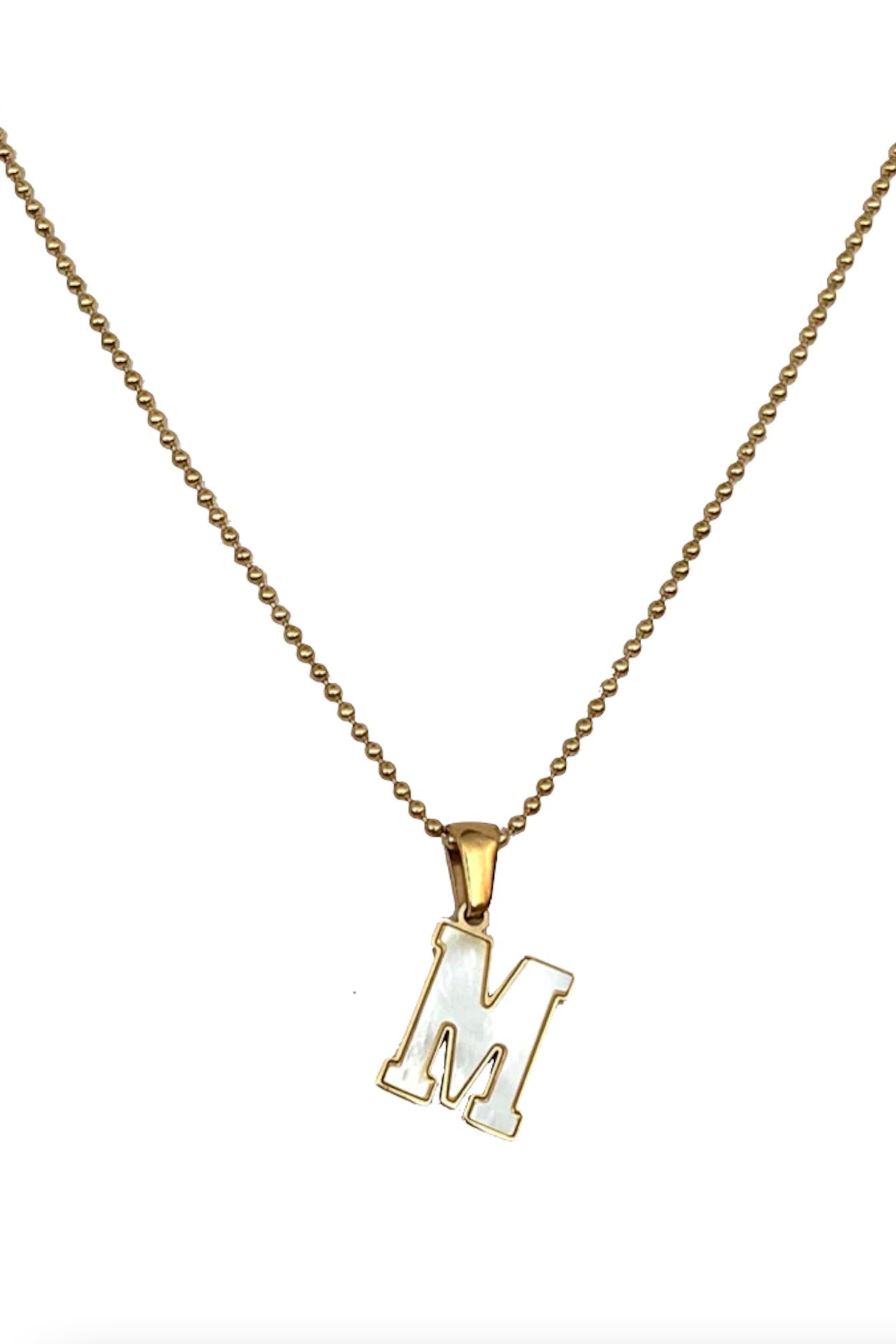 Farrah B School Girl Initial Necklace