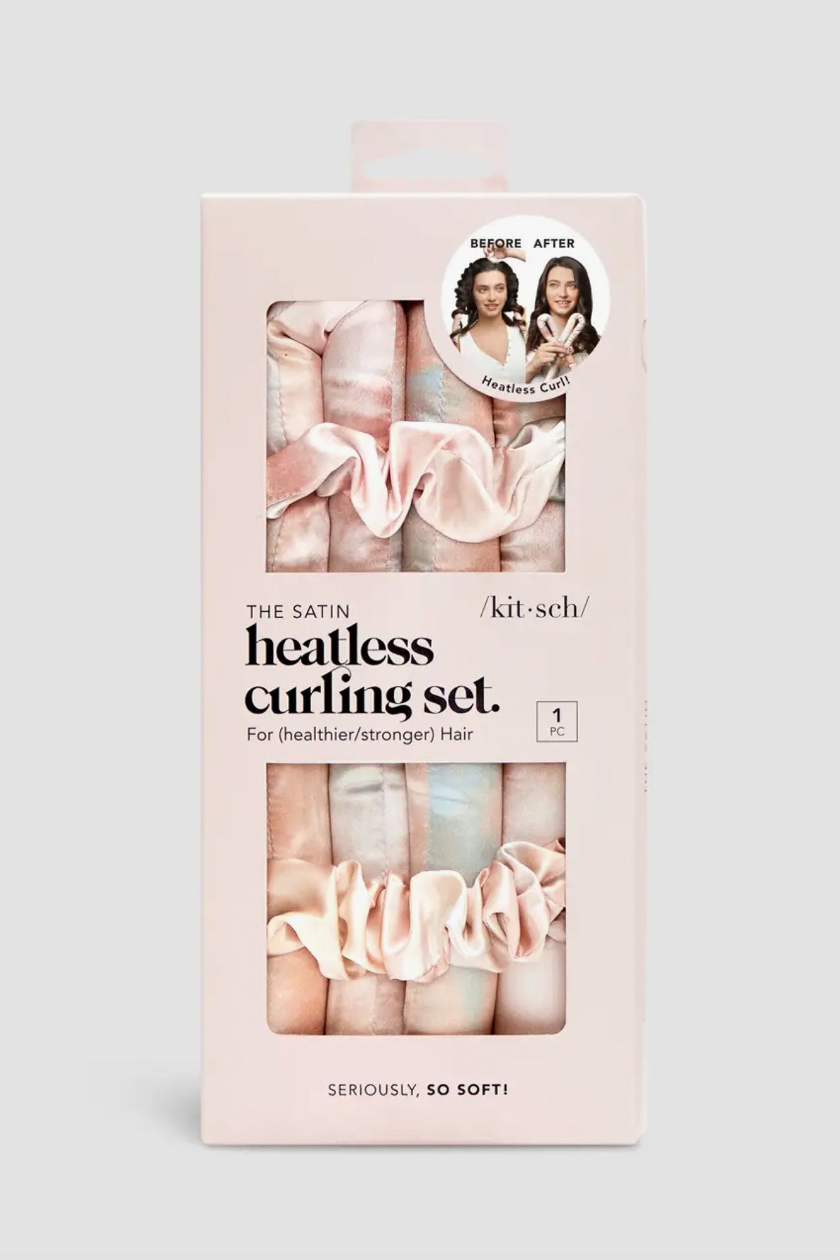 KITSCH Satin Heatless Curling Set