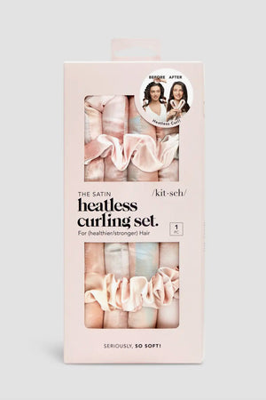 KITSCH Satin Heatless Curling Set