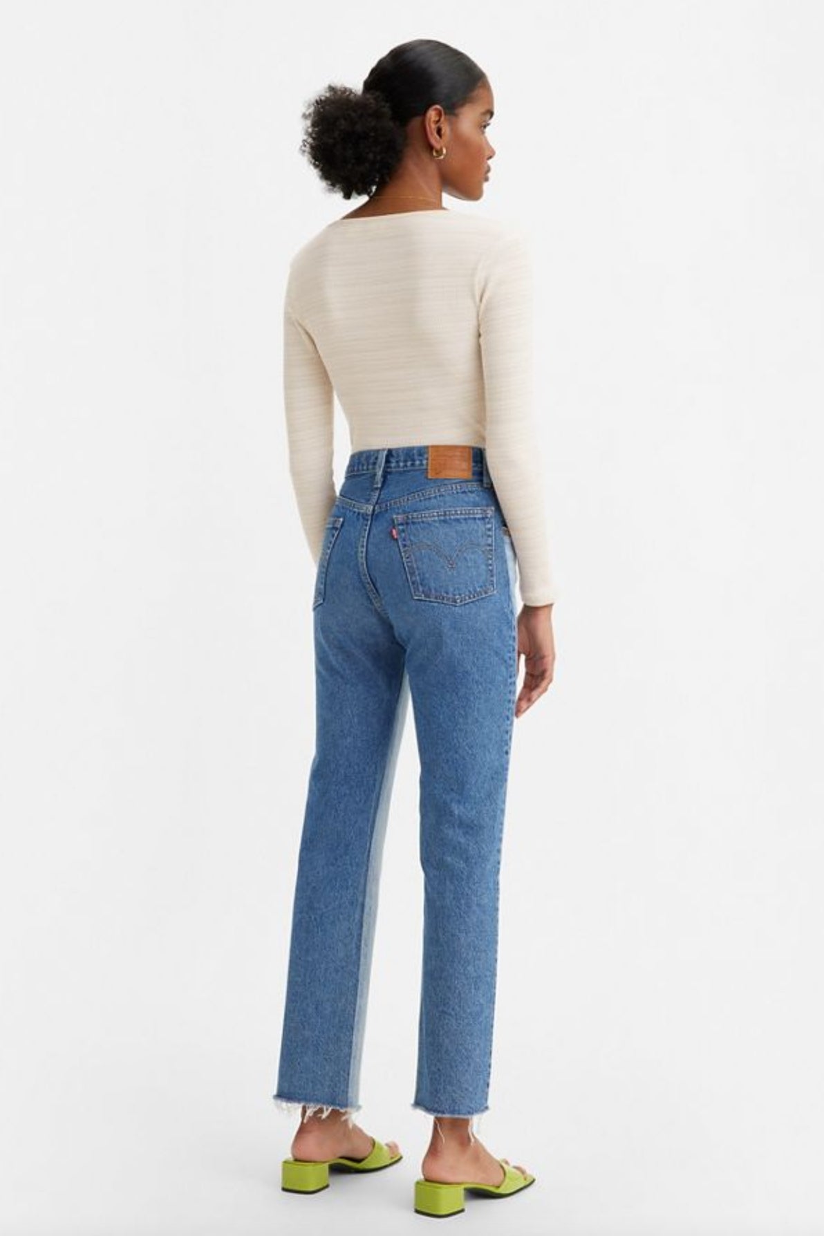 Levi's 501 Women's Long Bottom Jeans