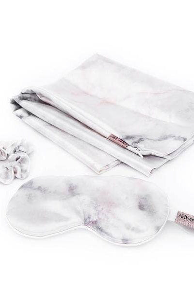 KITSCH - Satin Sleep Set - Soft Marble